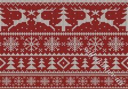 Декупажна карта - в'язаний візерунок червоний NY086, формат А4, 60 г/м2