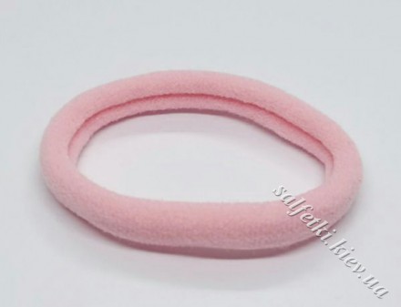 Резинка для волосся рожева безшовна 4 см