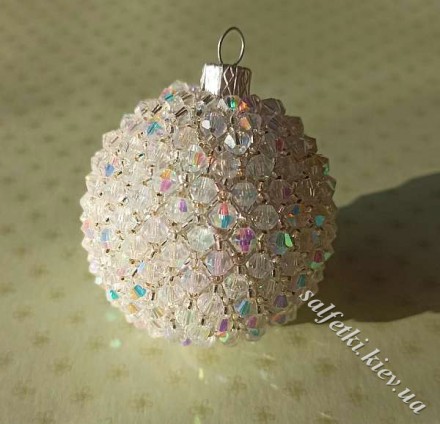 Новорічна кулька на ялинку &quot;Сяйво діаманту&quot; 5 см