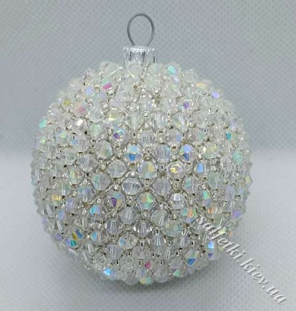 Новорічна кулька на ялинку &quot;Сяйво діаманту&quot; 6 см