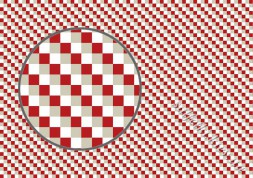 Декупажна карта - червоні, сірі та білі квадрати BG213, формат А4, 60 г/м2