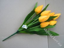 Букет тюльпанов темно-желтый