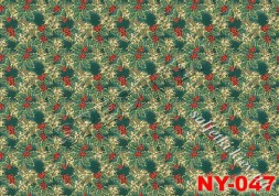 Декупажна карта - фон гостролист NY047, формат А4, 60 г/м2