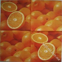 Серветка апельсини фон 33 х 33 см (ТС2309)