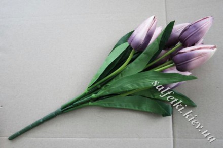 Штучні квіти букет тюльпанів фіолетовий
