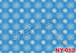 Декупажна карта - сніжинки сині NY050, формат А4, 60 г/м2