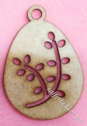 Яйце з підвісом мал.13 ДВП  10 см