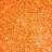 Бисер Preciosa 10/0, № 16389 Солгель Окрашенный SDC Оранжевый, Круглый 10г.