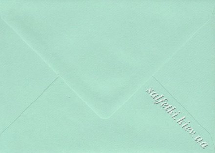 Конверт декоративний 100г/м2, 16х11,5 см зелена м&#039;ята