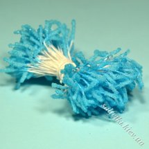 Цветочные тычинки сахарные голубые