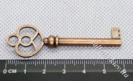 Ключ старовинний №26 мідь