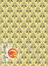 Декупажна карта - Жовті лілії, формат А4, 45 г/м2