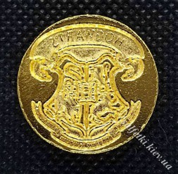 Печатка тоненька Гаррі Поттер герб Гоґвартсу без ручки