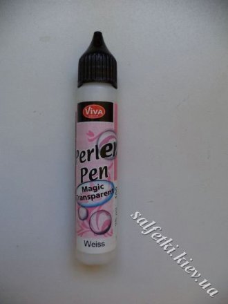 Perlen-Pen жемчуг-эффект 25мл БЕЛЫЙ