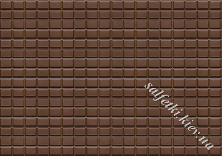 Декупажна карта - світлий шоколад BG148, формат А4, 60 г/м2