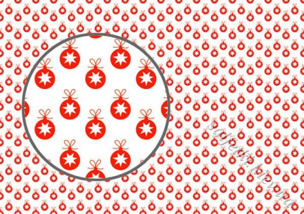 Декупажна карта - червоні кульки NY151, формат А4, 60 г/м2