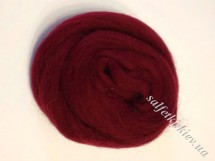 Felting wool 25g №125210 DARK BORDER combed ribbon