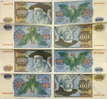 банкноты (платочек 21 х 21 см)