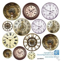 Картки Годинники з колекції Час