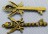 Ключ старовинний №49 бронза (череп)