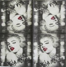 Серветка Marilyn Monroe 33 х 33 см (ТС4695(а))
