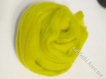 Wool for felting 25g №125218 LIME combed tape