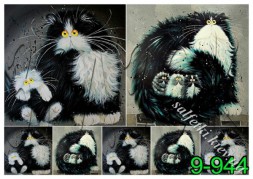 Декупажна карта - коти 9-944, формат А4, 60 г/м2