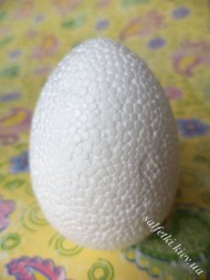 Яйцо из пенопласта 6 см