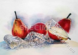 Декупажна карта - груші NT037, формат А4, 60 г/м2