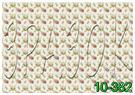 Декупажна карта - фон з трояндами 10-382, формат А4, 60 г/м2